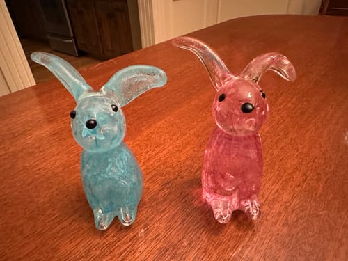 Customer photo review of Baby Glass Bunny, Pink Rosie Pants