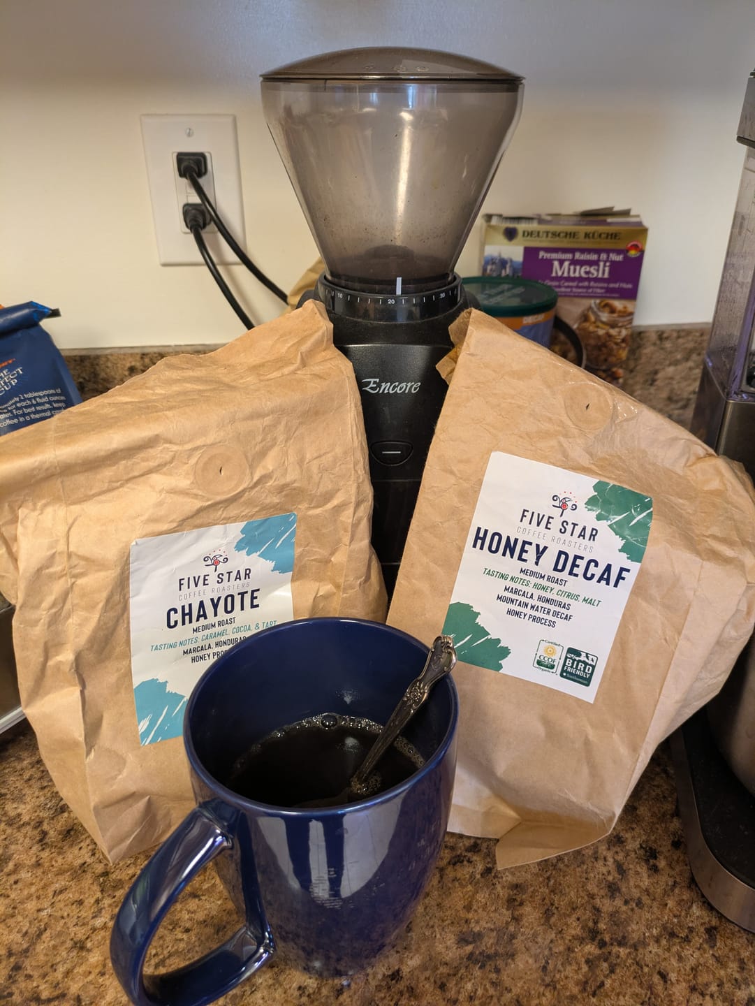 Customer photo review of Organic Honey Decaf | Honduras