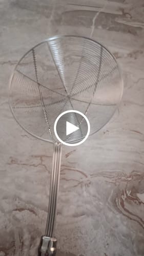 Customer video review of Stainless Steel Kitchen Strainer