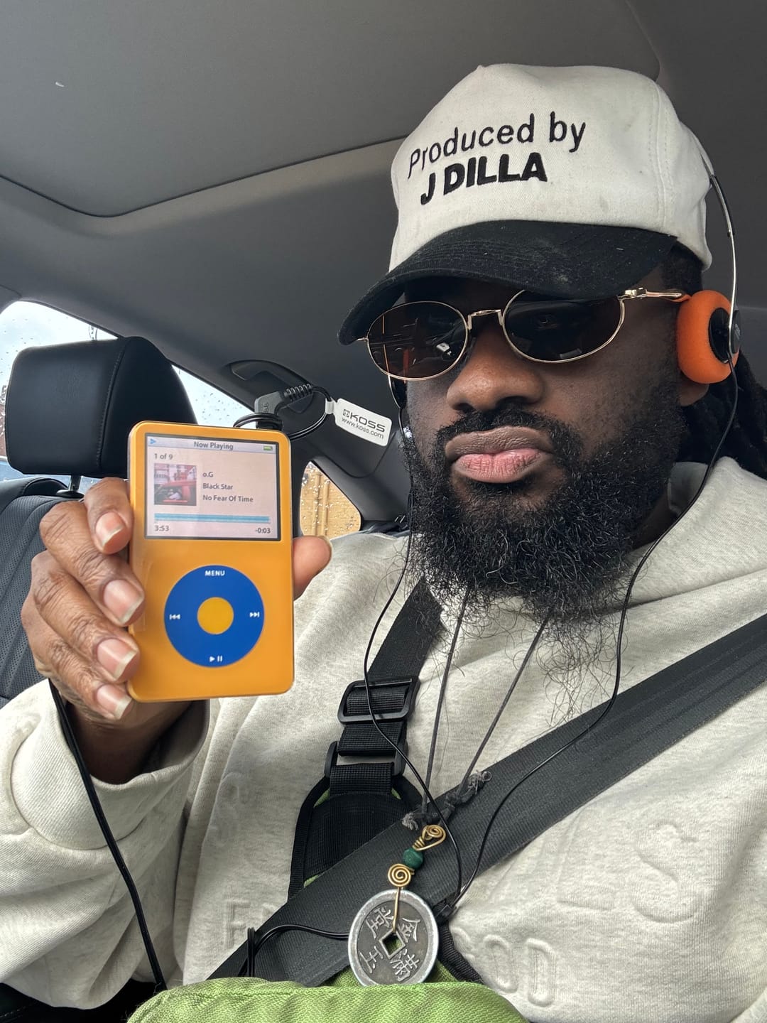 Customer photo review of Koss x Retrospekt P/21 Retro Orange Foam On-Ear Headphones