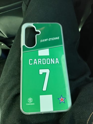 Customer photo review of Coque foot SAINT-ETIENNE ASSE personnalisable - TEAMCOQUES