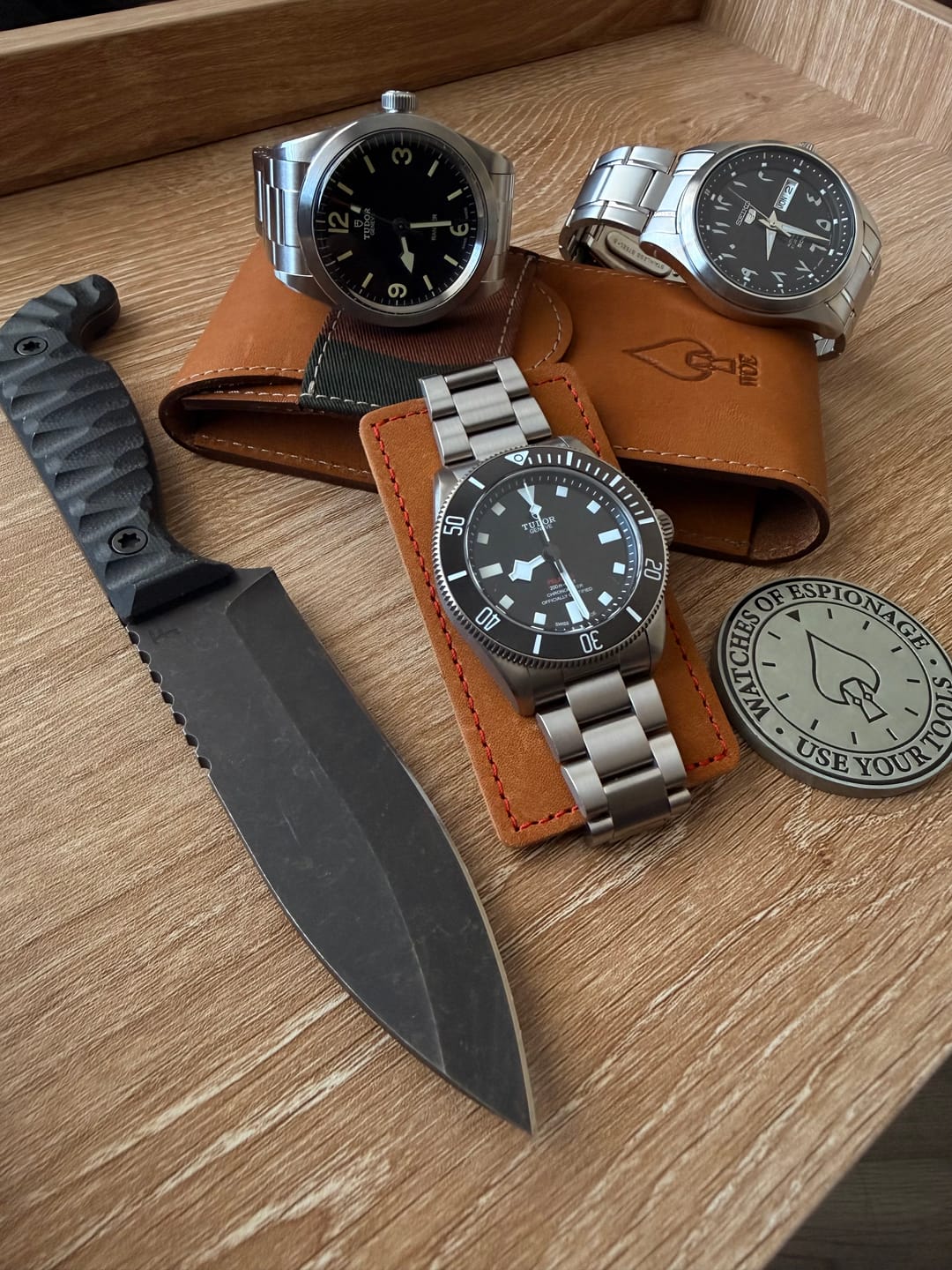Customer photo review of Travel Pouch and Challenge Coin -NEW