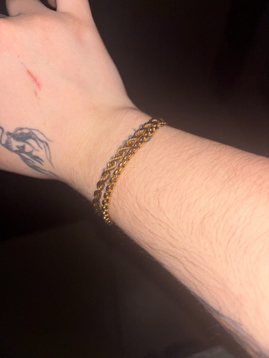 Customer photo review of Rope Link Bracelet Set