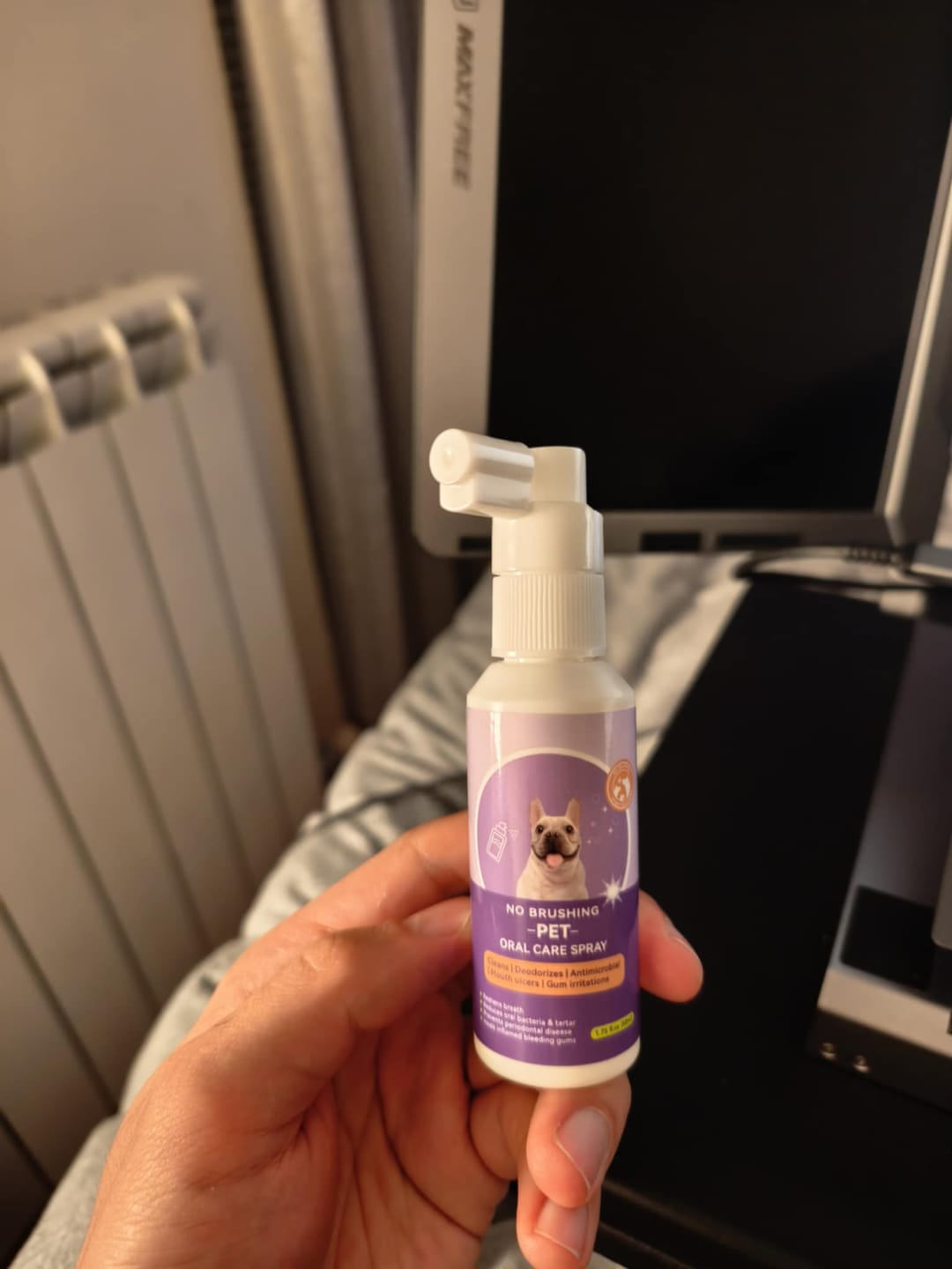 Customer photo review of Sprej za Čišćenje Zuba kod Ljubimaca
