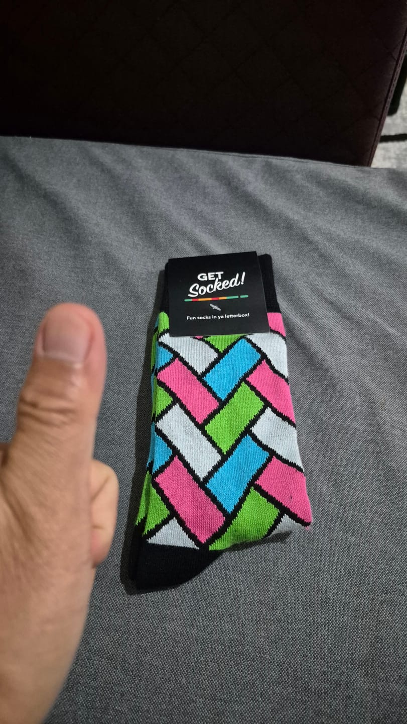 Customer photo review of Brick You - Bamboo Socks