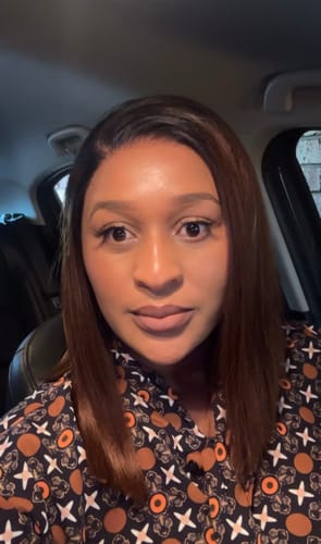 Customer photo review of The Amari luxe SDD Bob Ombré bone straight