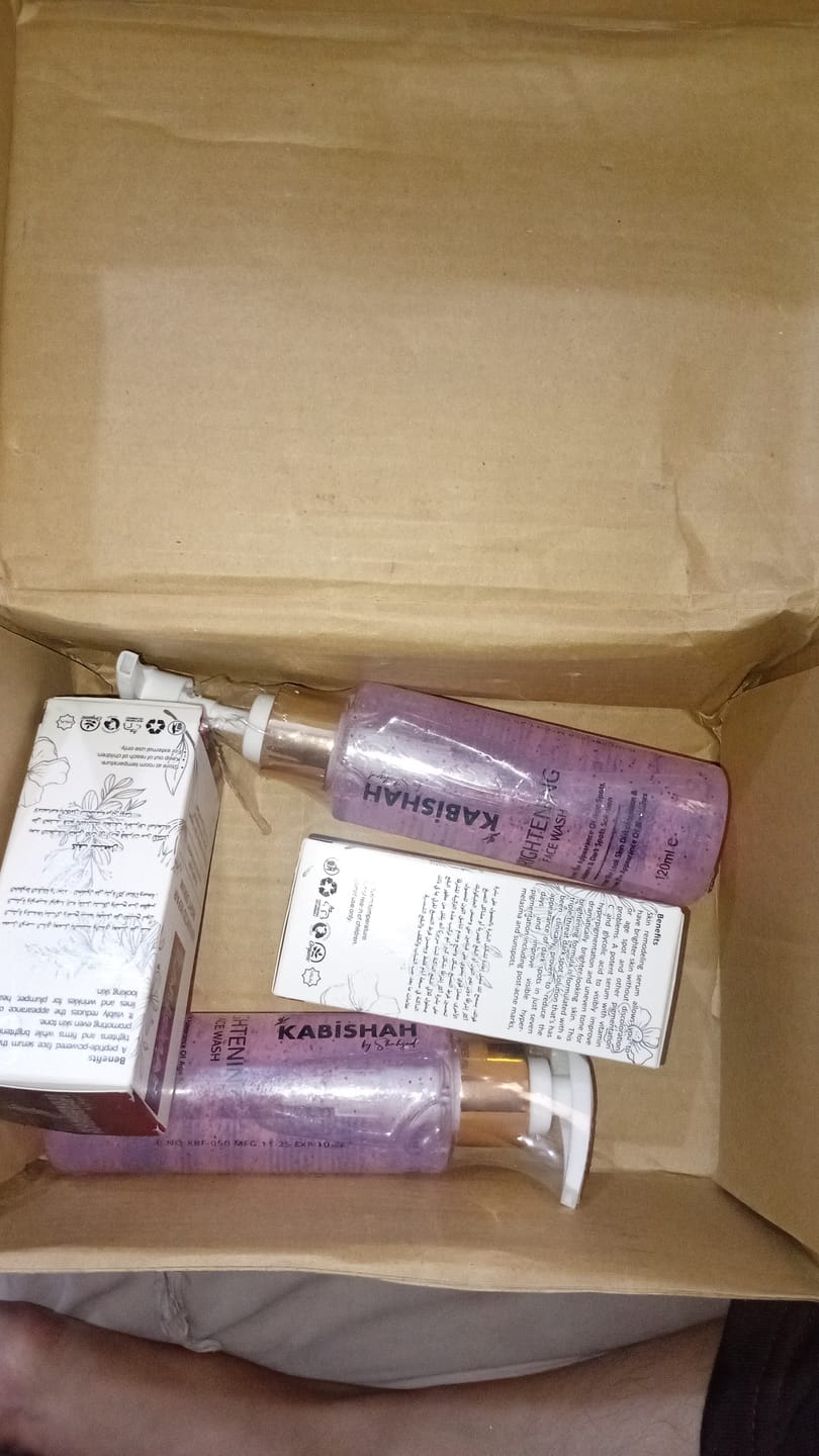 Customer photo review of Skin Lift Brightening Day & Night Serums