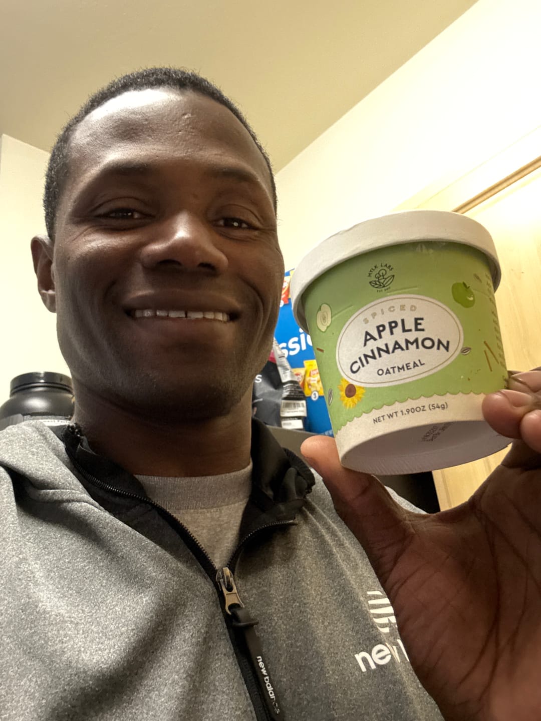 Customer photo review of Apple Cinnamon Oatmeal