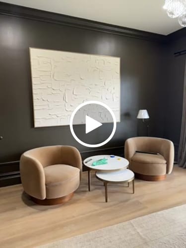 Customer review photo for Plaster Art Texture Painting #SG166