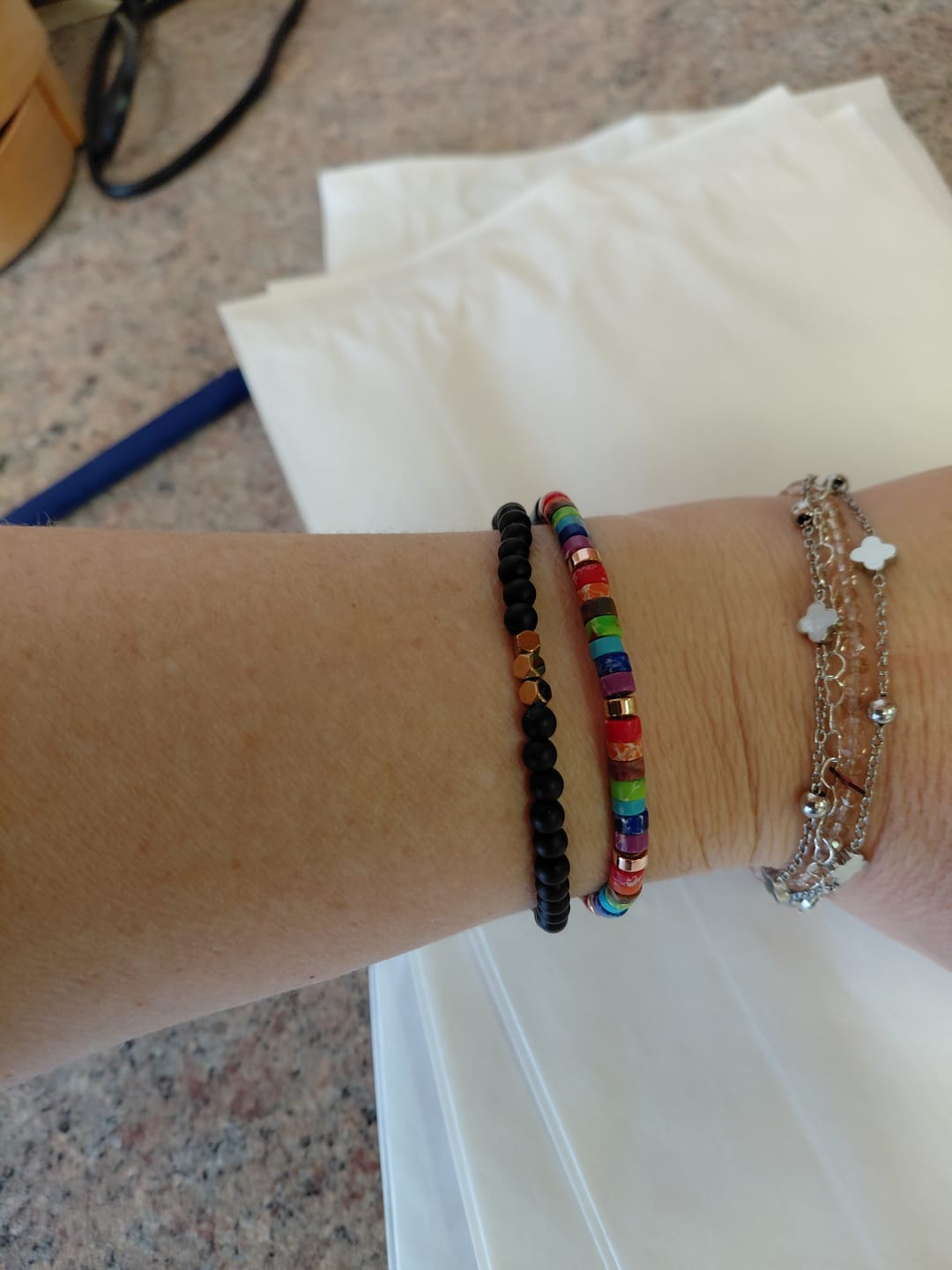 Customer photo review of Obsidian Anti-Negativität Set