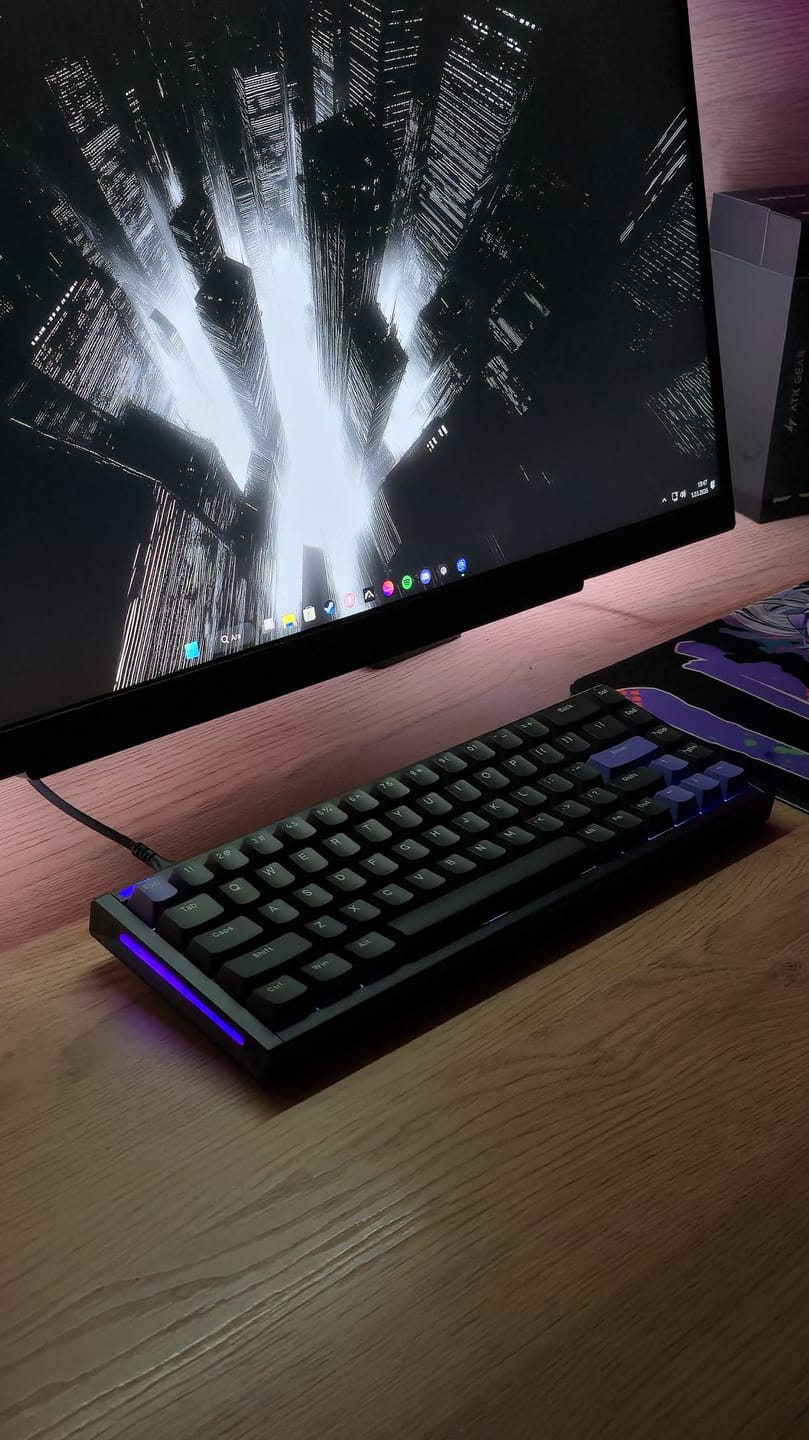 Customer photo review of NuPhyX BH65 Alüminyum Klavye (Manyetik Switch / HE)