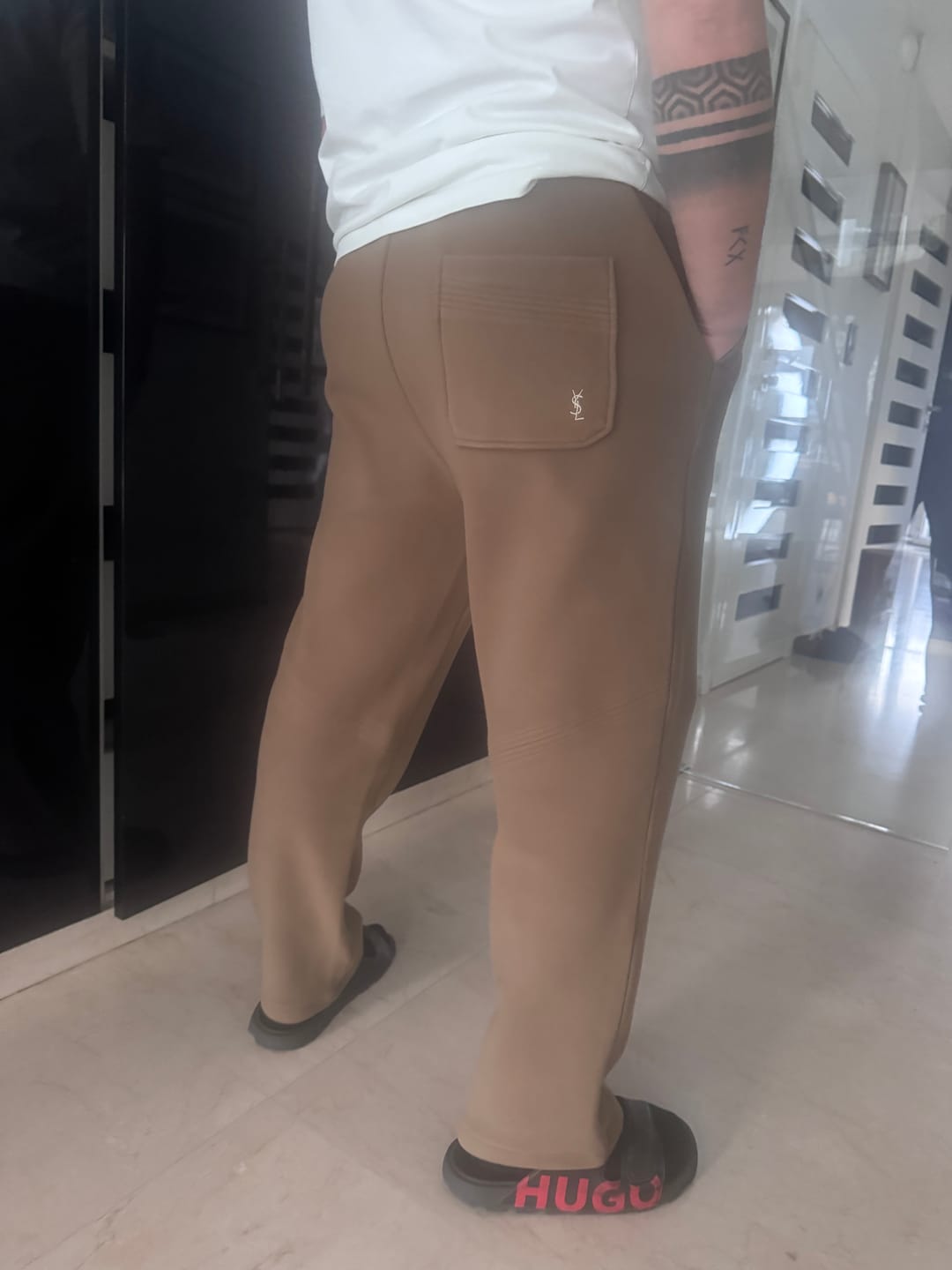 Customer photo review of Grey brown Pant