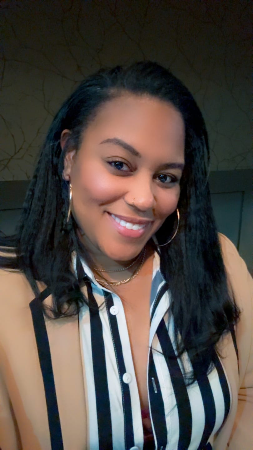Customer photo review of Kinky Straight Human Crochet Hair