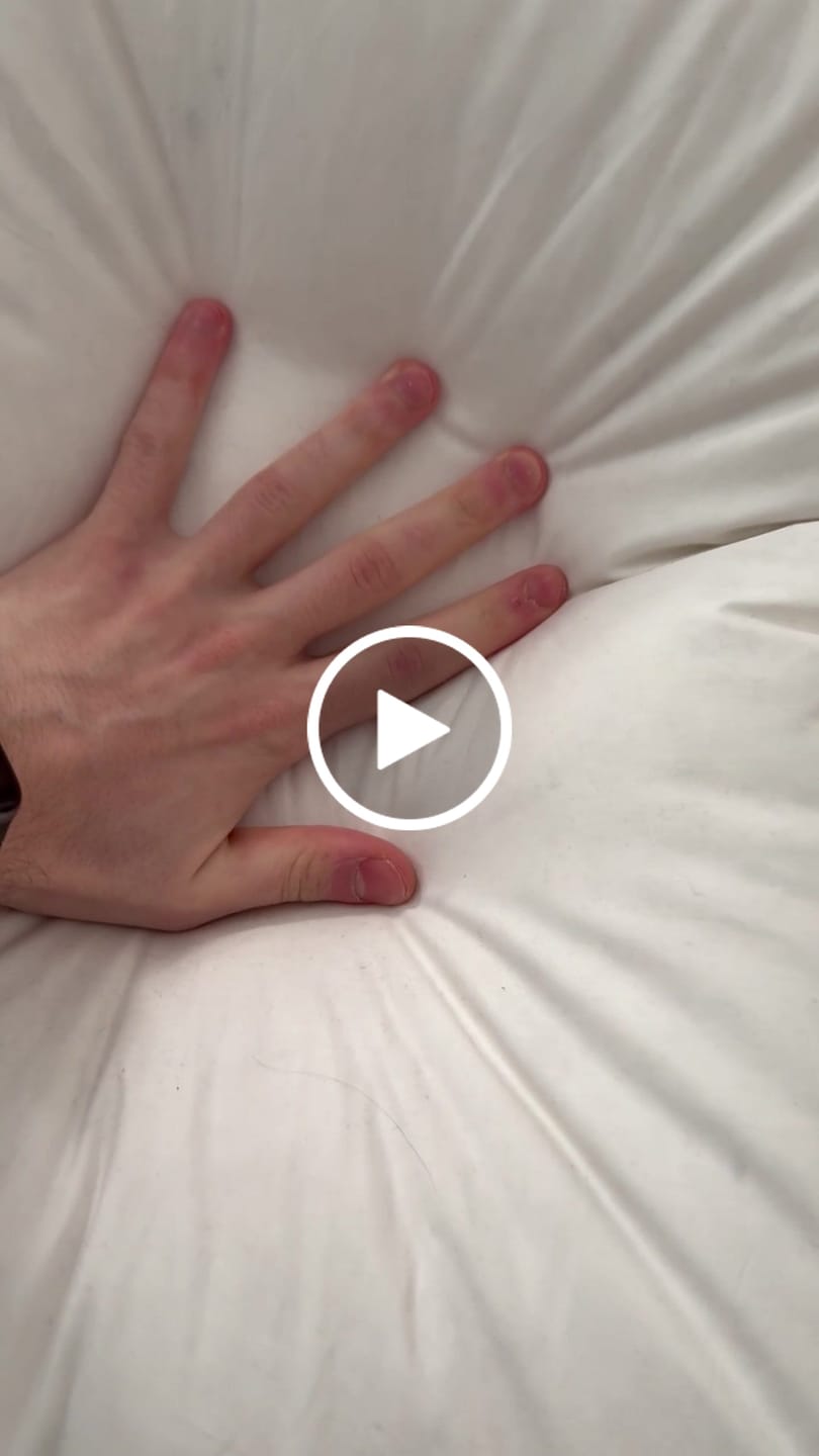 Customer video review of Pernă Plume Puf