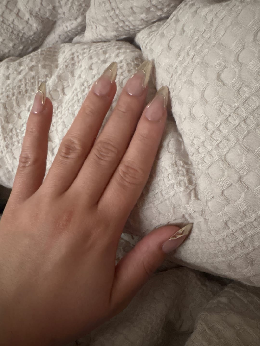 Customer photo review of Twilight gold crescents