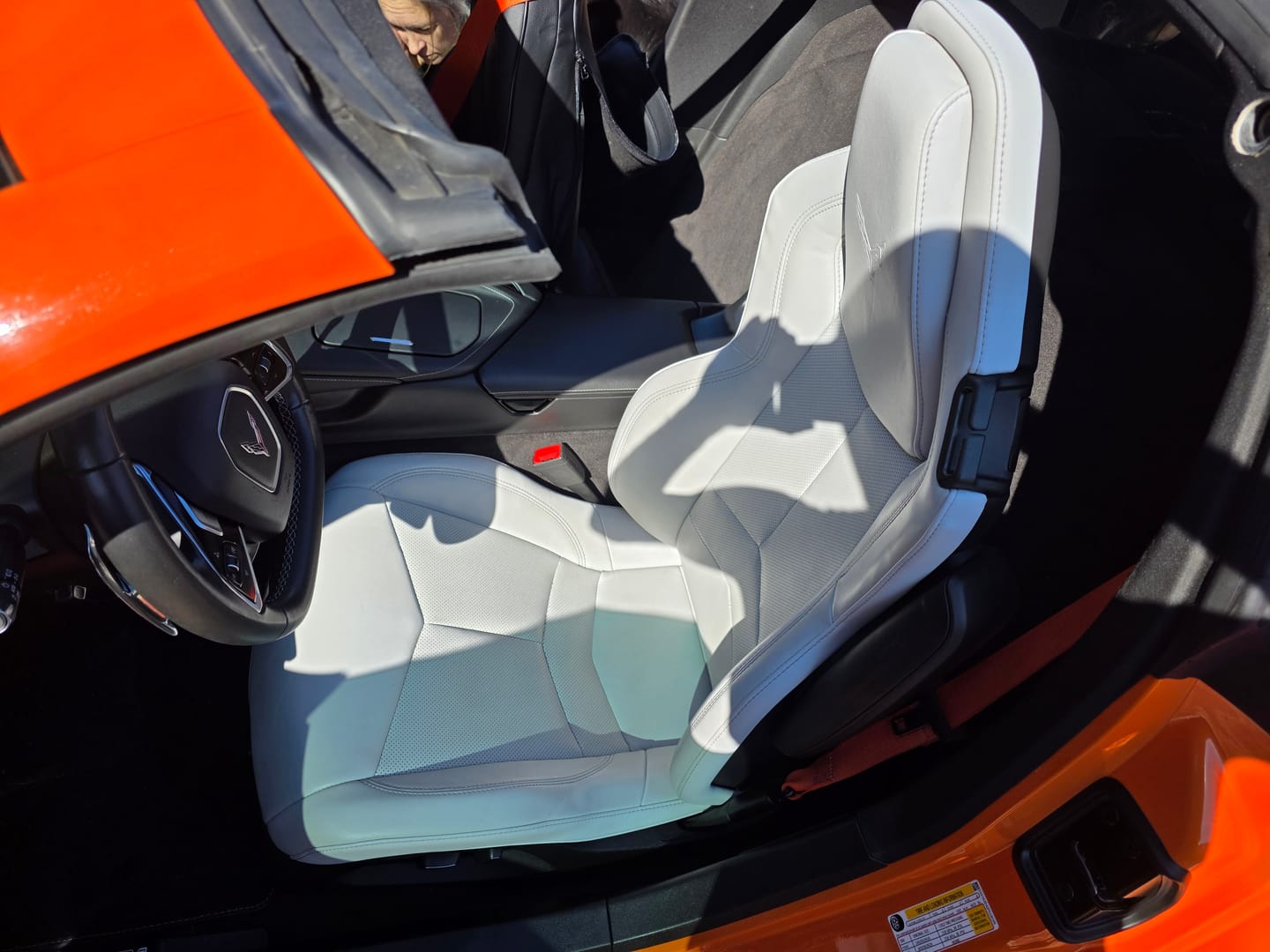 Customer photo review of Corvette C8 GT1 Custom Leather Seat Cover Kit