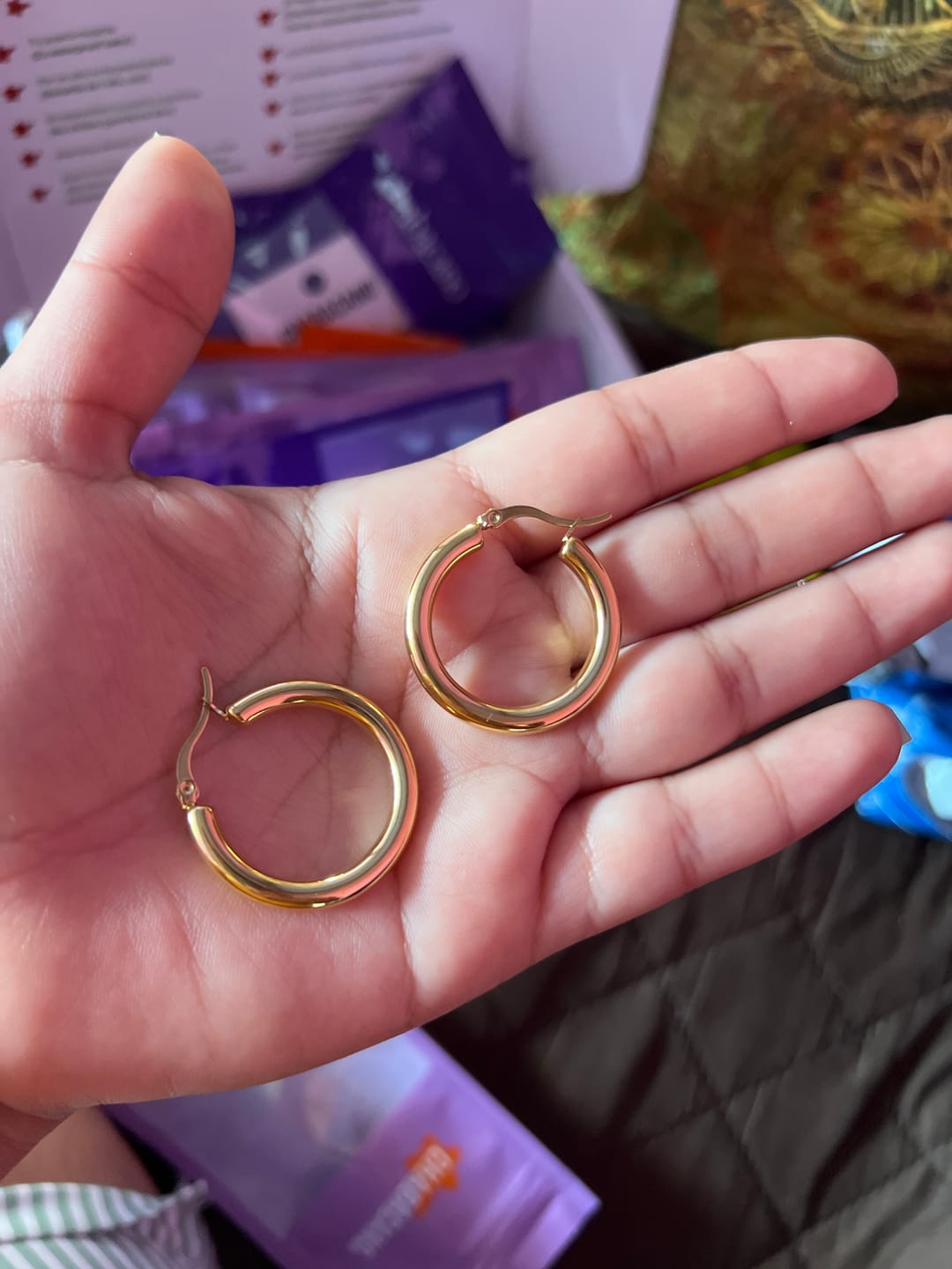 Customer photo review of Aretes Olivia