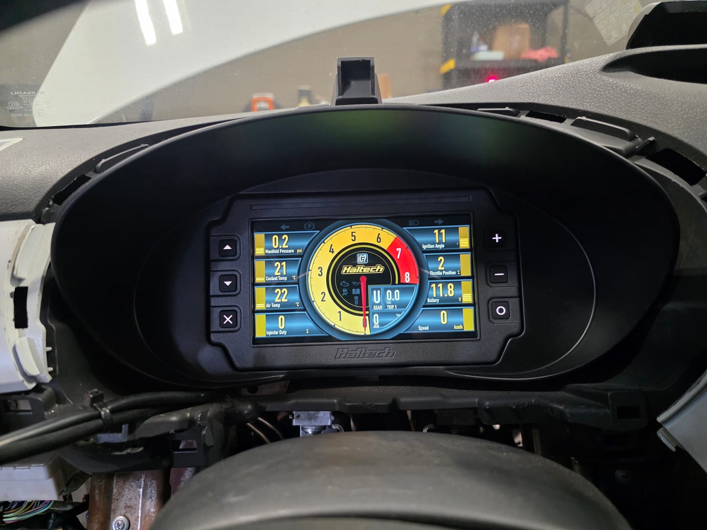 Customer photo review of Subaru Impreza WRX STI GR & GV 2008-14 Dash Cluster Mount