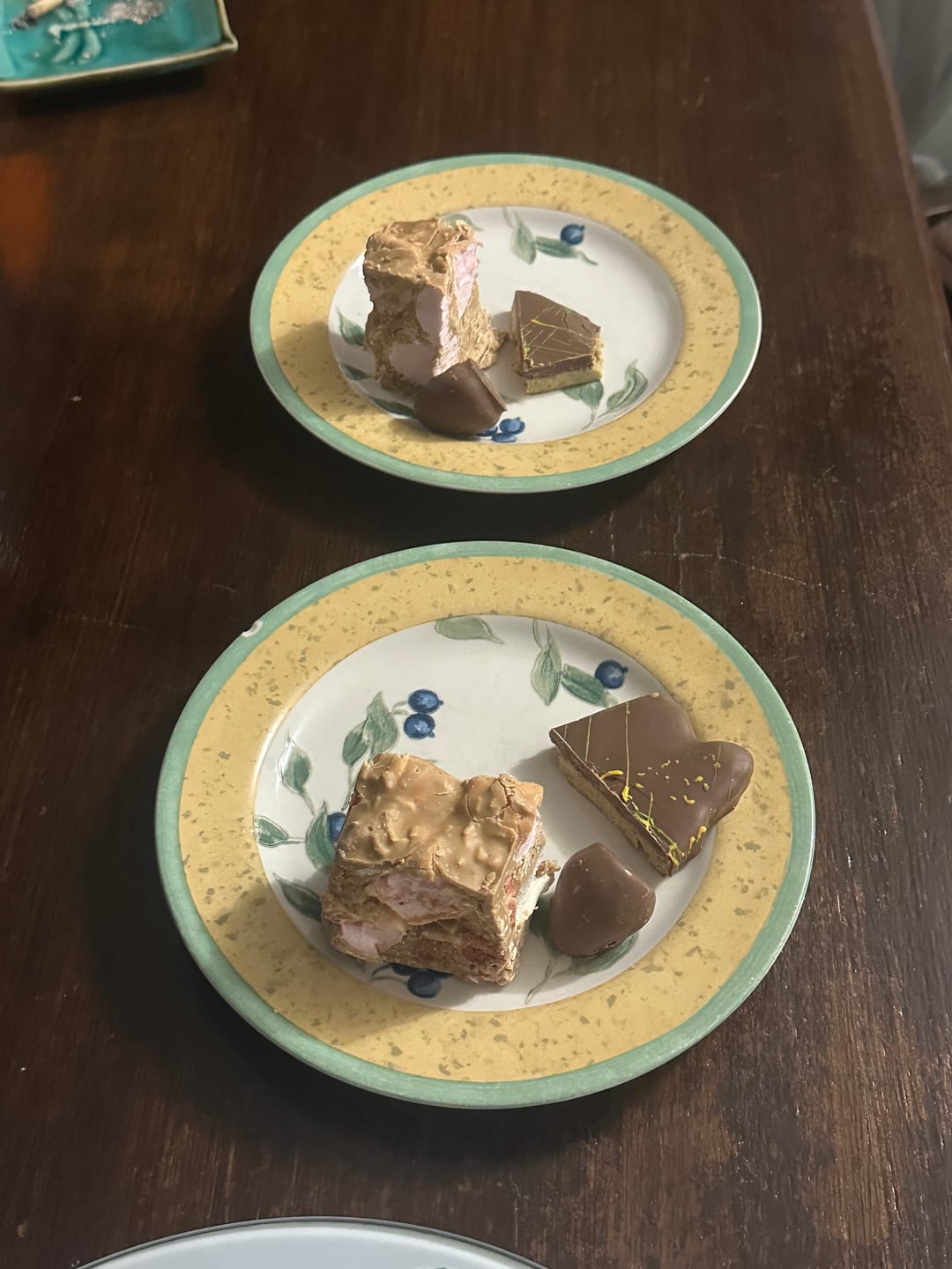 Customer photo review of Rocky Road Strawberries and Almond Caramel Chocolate Block 500g