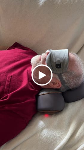 Customer video review of Thera Back Pillow | Traction Massager
