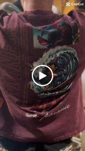 Customer video review of [Pre-Order] Ohana Forever — Vintage Wash Oversized Cropped Tee | R1PFITNESS