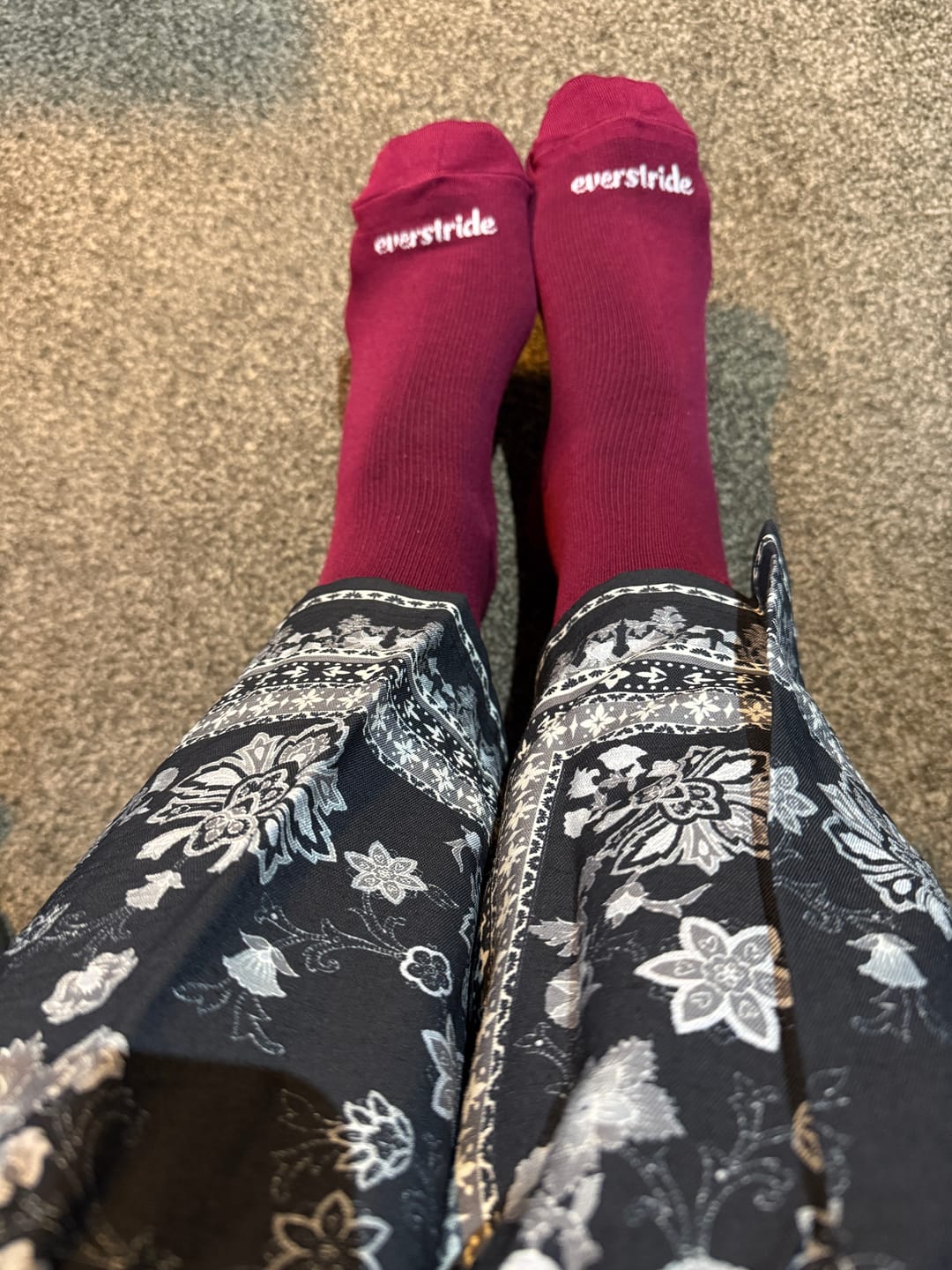 Customer photo review of Everstride™ Bamboo Compression Socks