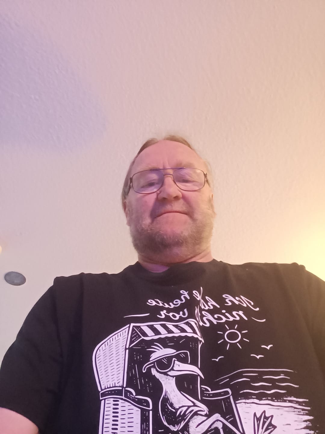 Customer photo review of Ich habe Heute Nichts vor · Unisex Premium Bio T-Shirt