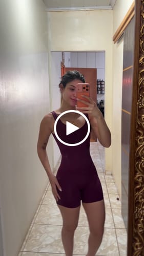 Customer video review of Macaquinho Decote Costas