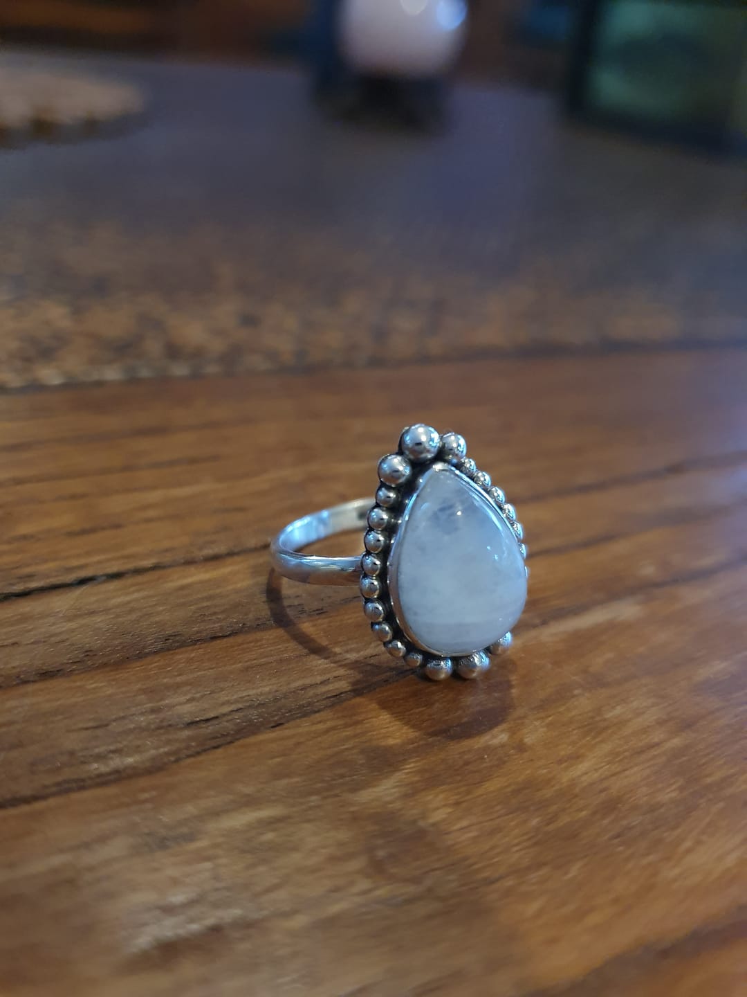 Customer photo review of Gypsy Spirit Moonstone Ring