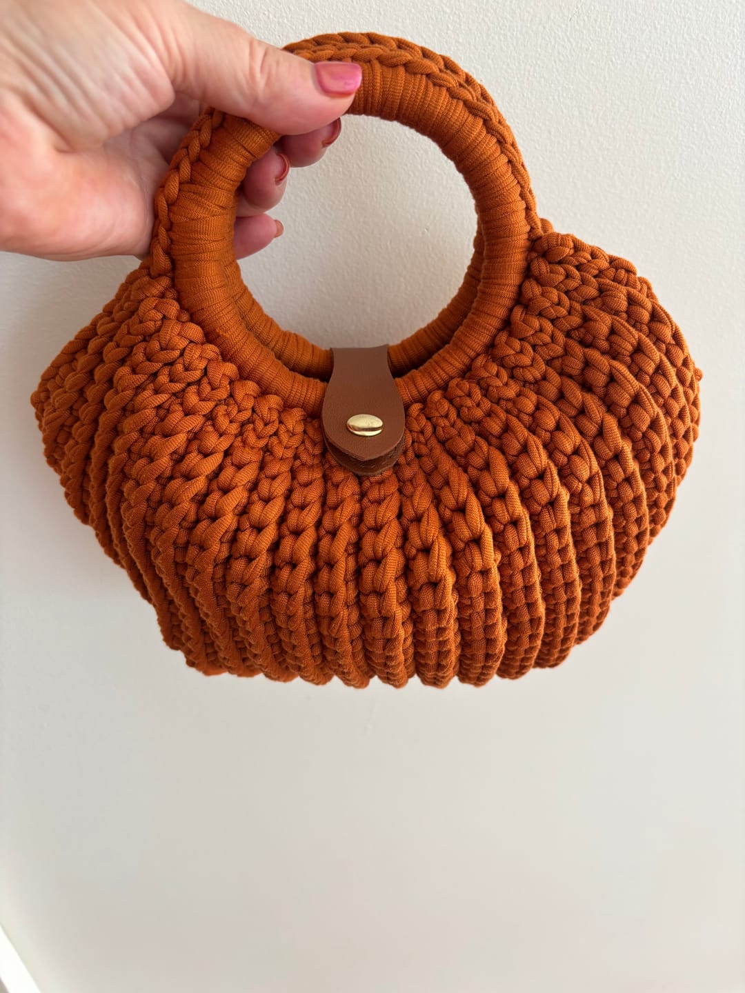 Customer photo review of CrochetPark™ Shell crochet Handbag DIY Kit