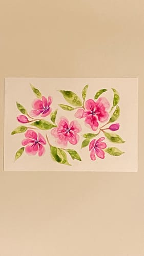 Customer photo review of Botanical Art Watercolor Grab Bag