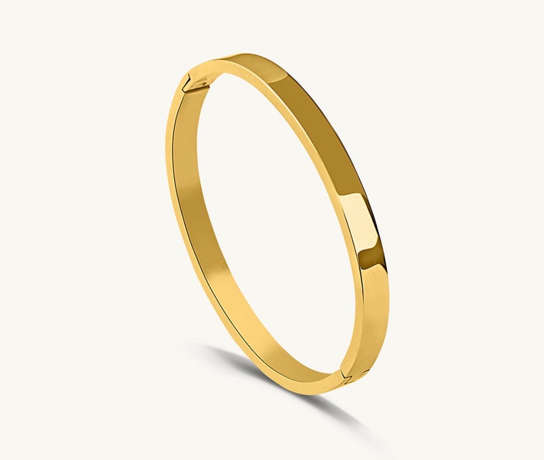 Customer photo review of Plain Stackable Bangle Bracelet |4MM