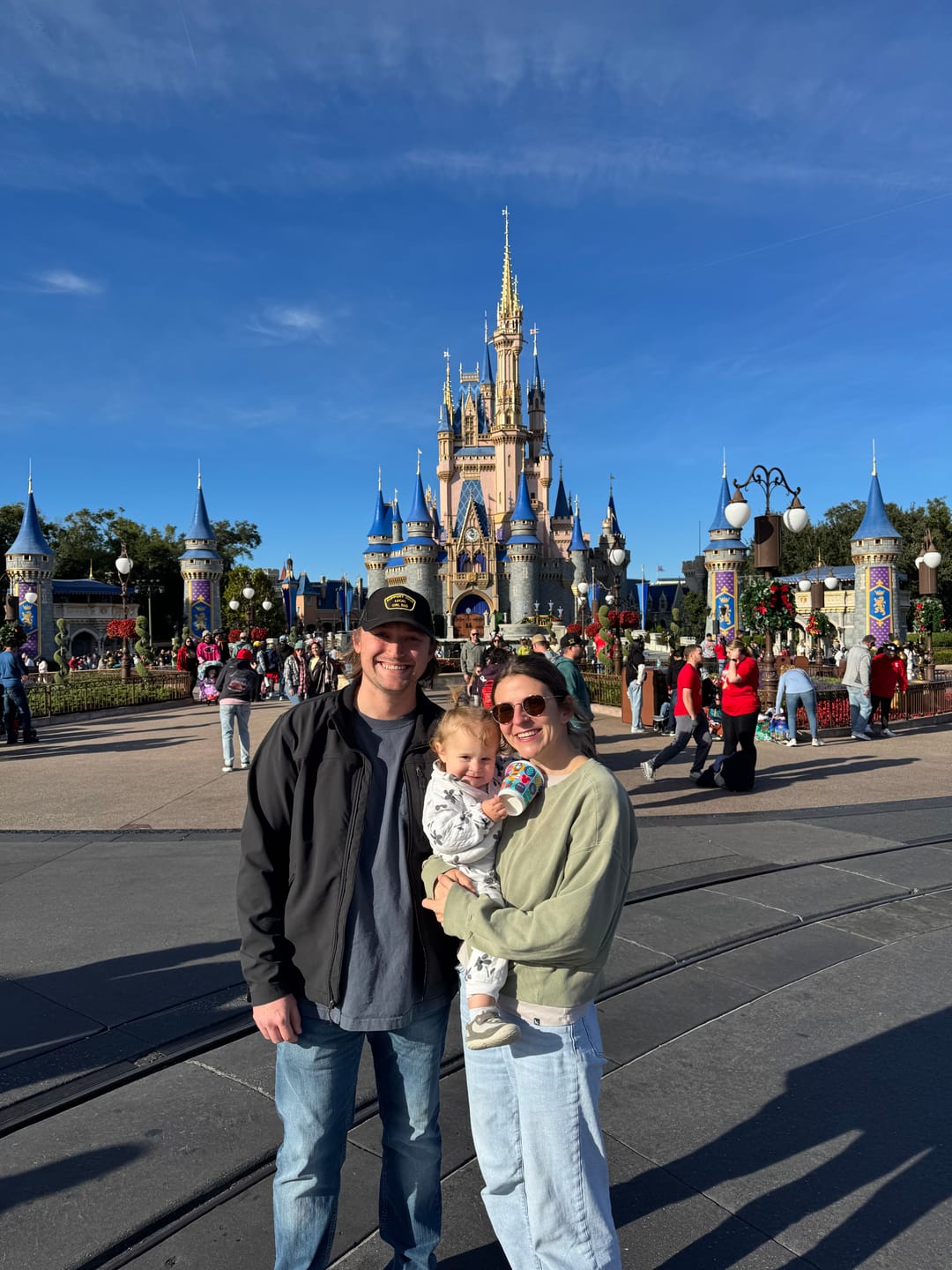 Customer photo review of Support Your Local Girl Dad Patch Hat