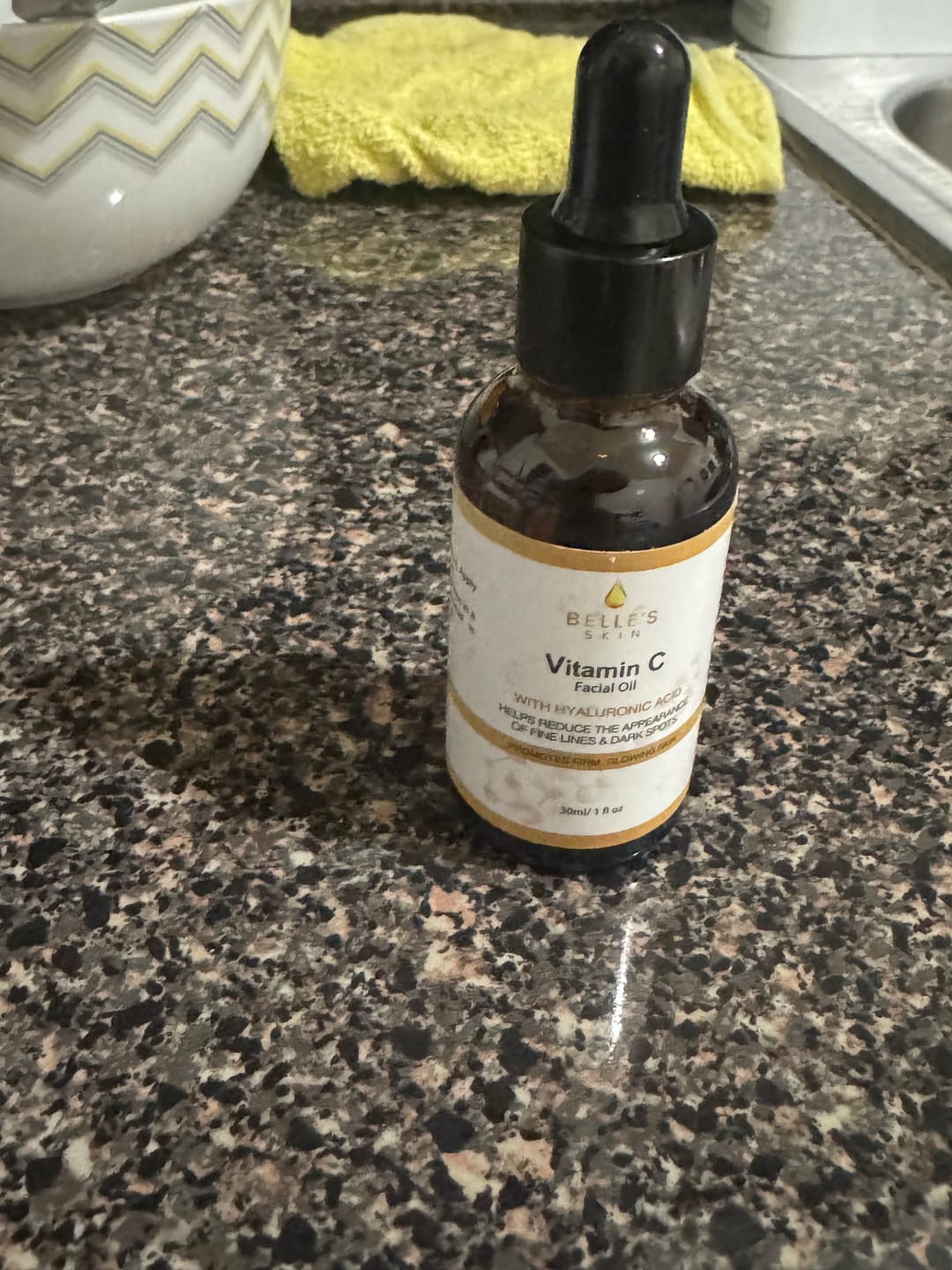 Customer photo review of Vitamin C Oil