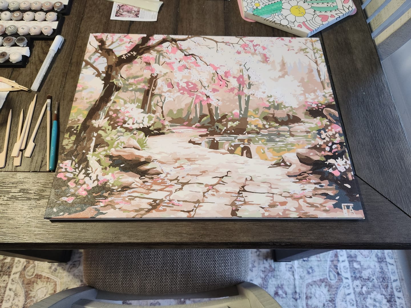 Customer photo review of Serene Sakura Stone Path