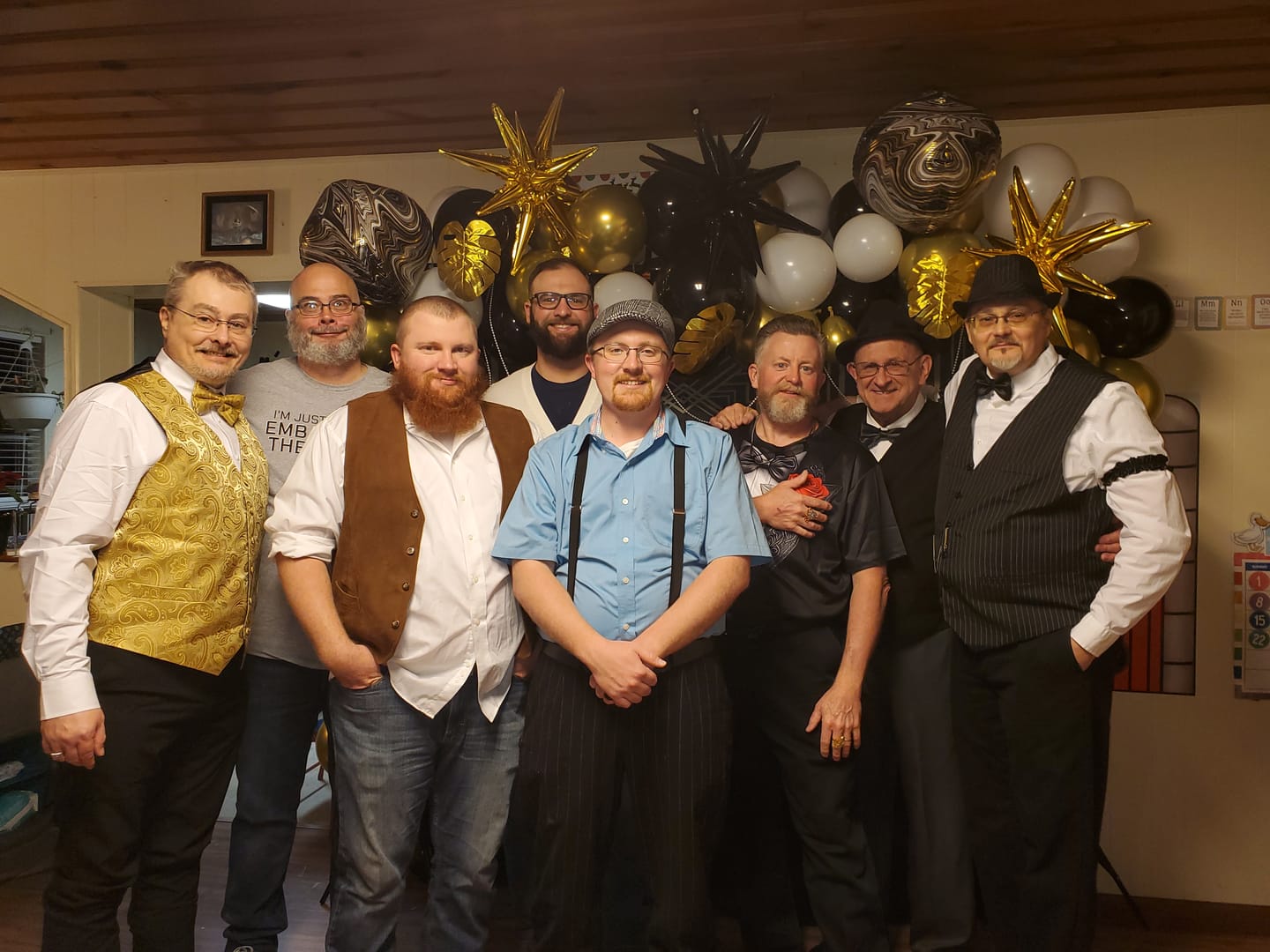 Customer photo review of 1920s Murder Mystery Game Kit