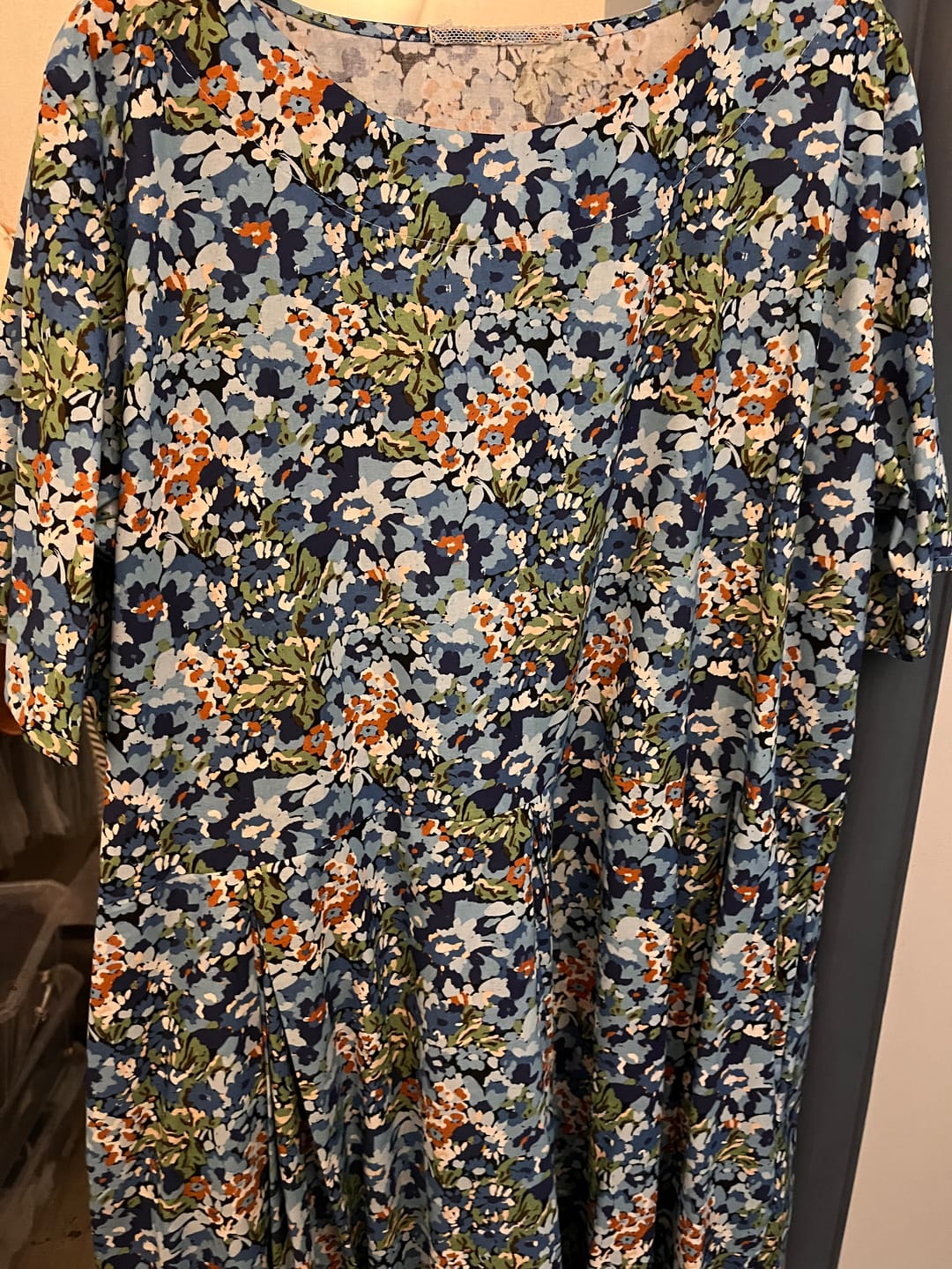Customer photo review of Robe Louisa - Fleurs d'Indigo