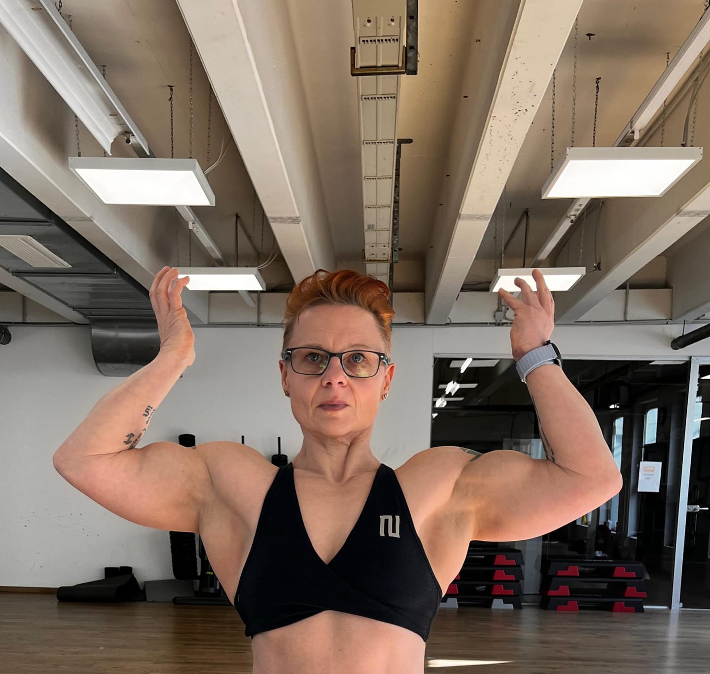 Customer photo review of Shadow Sports Bra Flex