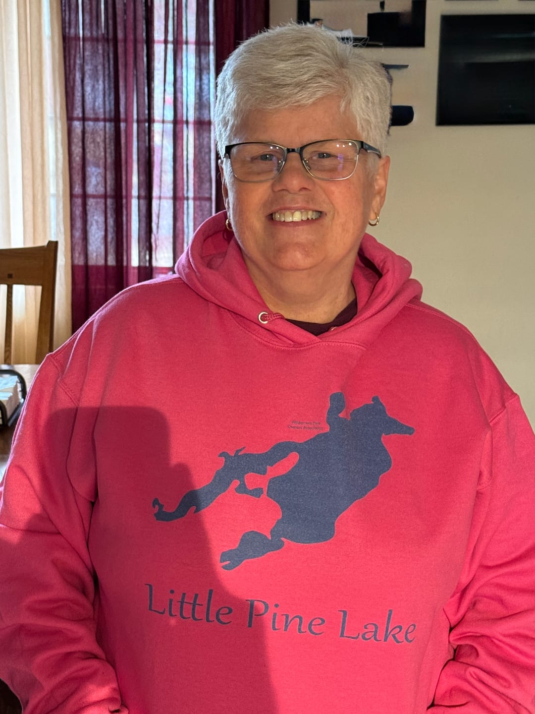 Customer photo review of Lake Custom Hooded Sweatshirt