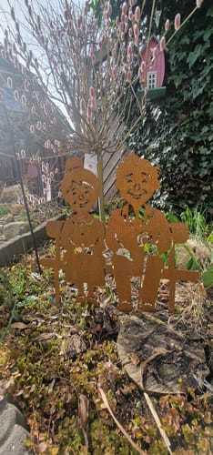 Customer photo review of Gartenstecker Oma & Opa