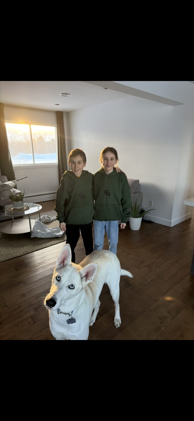 Customer photo review of Summit Hoodie - Forest Green