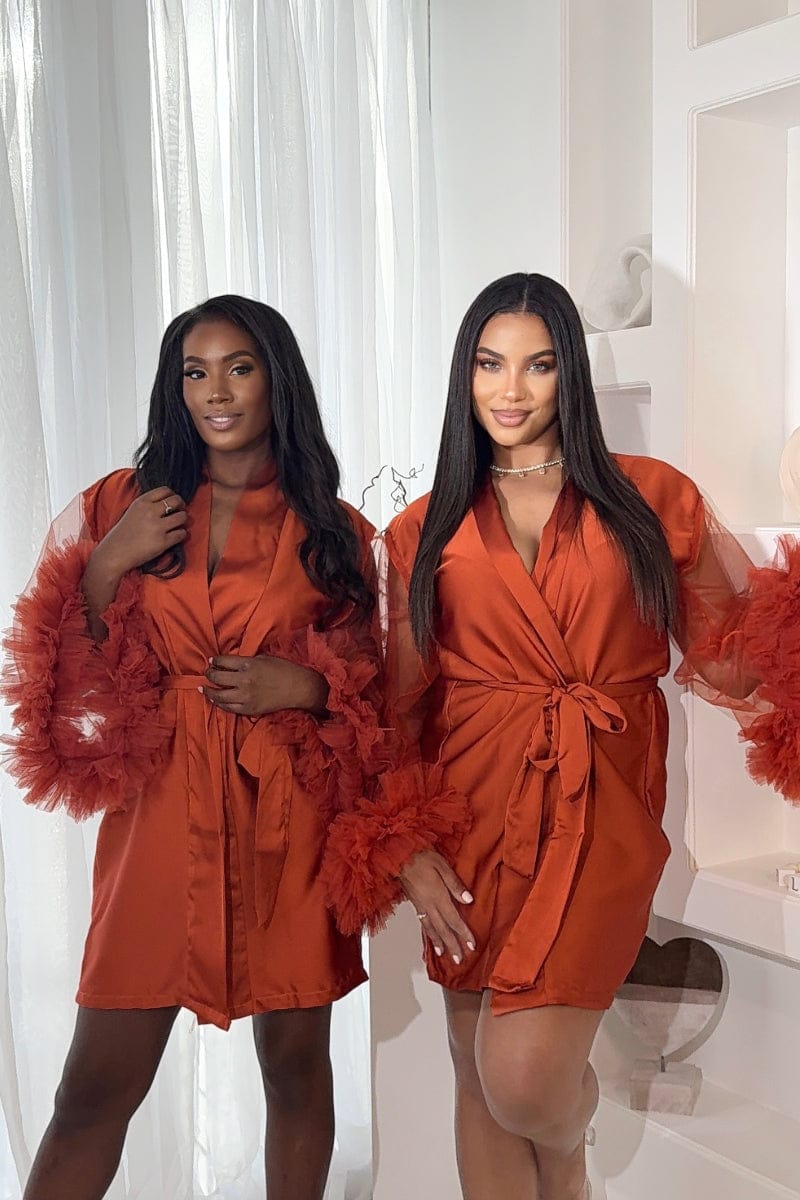 Customer photo review of NOVA ROBE - Burnt Orange