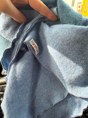 Customer photo review of Kaschmir Halstuch zum Binden