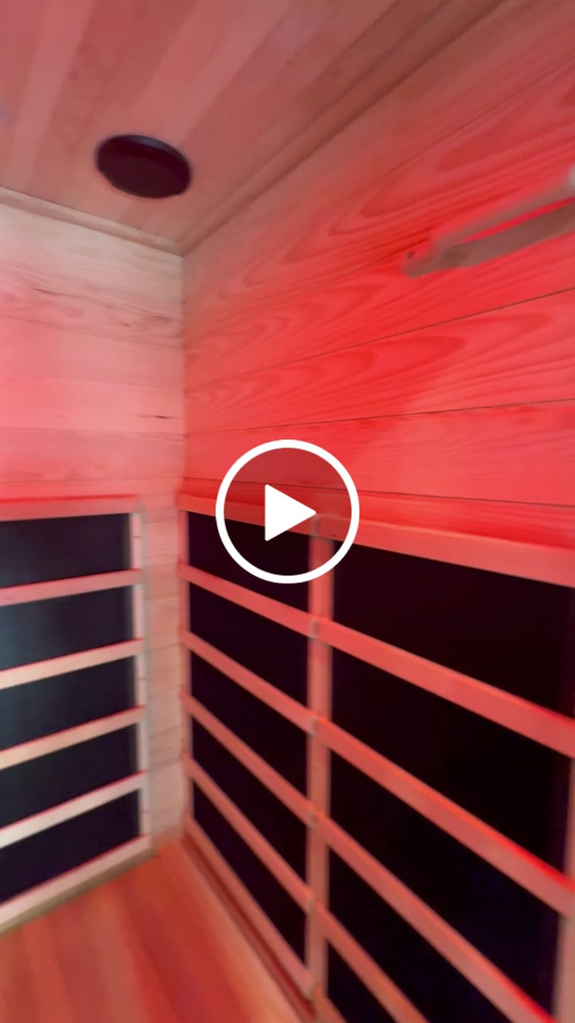 Customer video review of Kylin Low EMF Premium Carbon Far Infrared Sauna 2 people - K8202