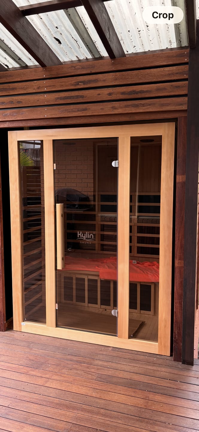 Customer photo review of Kylin Low EMF Carbon Infrared Sauna Room 3 Person QD-D3