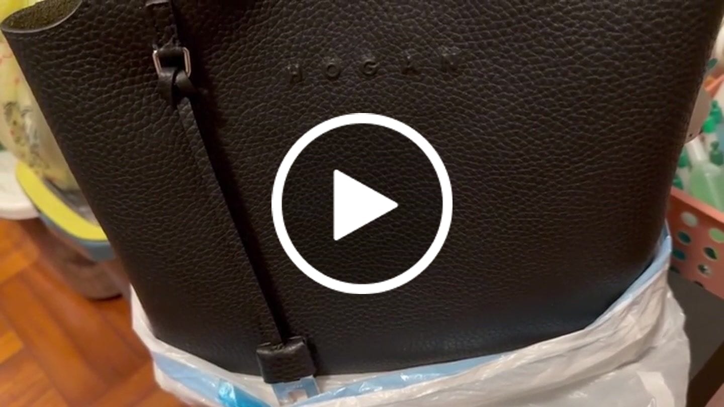 Customer video review of Hogan Small Leather Tote