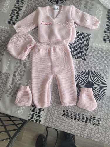 Customer photo review of Ensemble en maille