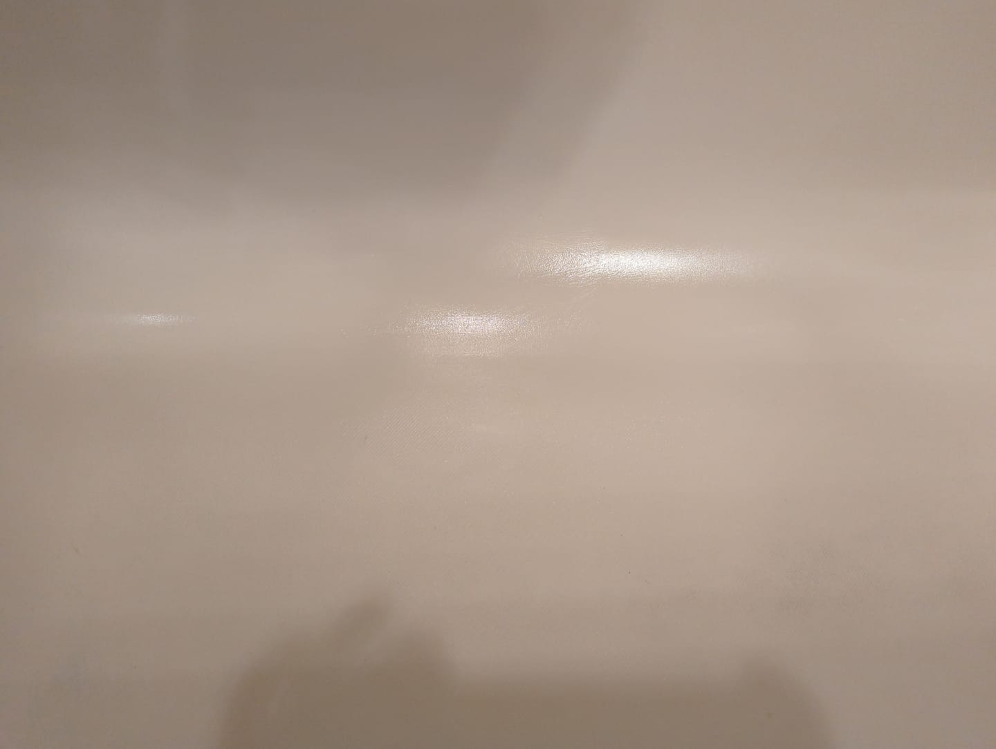 Customer photo review of Floor Crack Repair - Tub and Shower Repair Kit