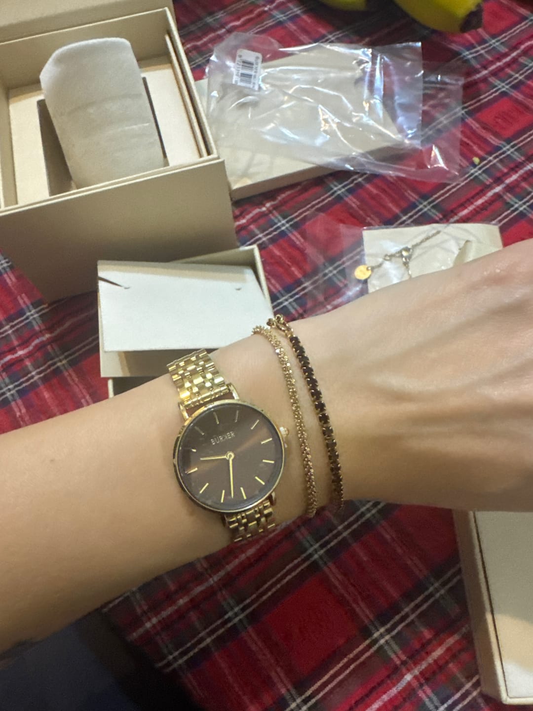 Customer photo review of Ruby Petite Gold Brown