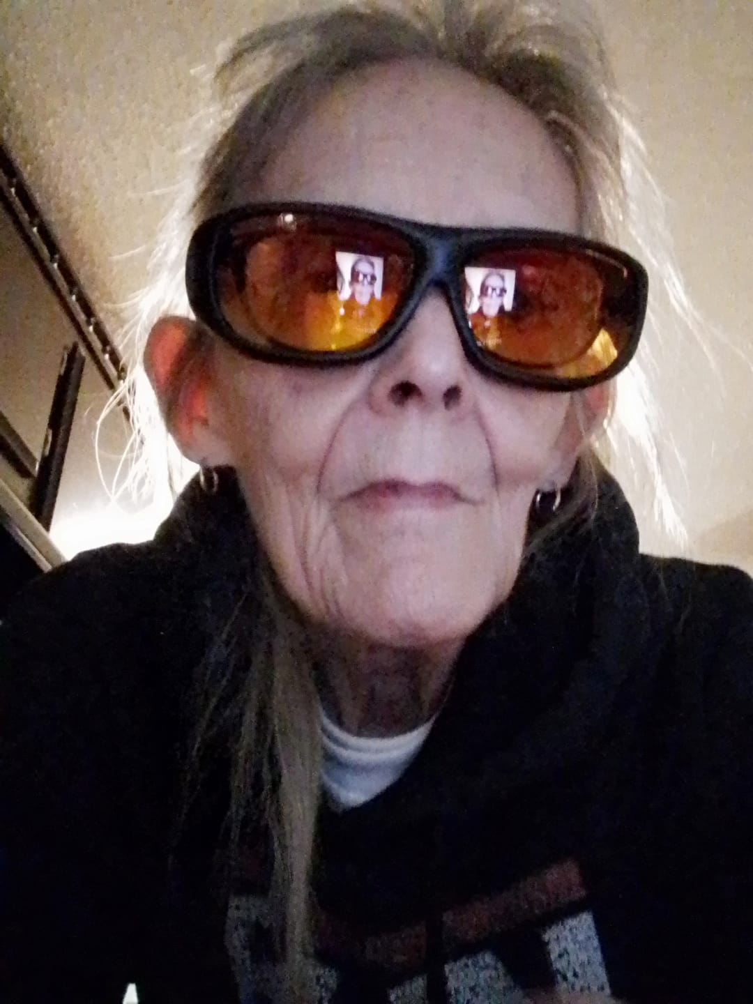 Customer photo review of Headlight Glasses with Polarized LED GlareCut Technology™ (Fit Over Glasses)